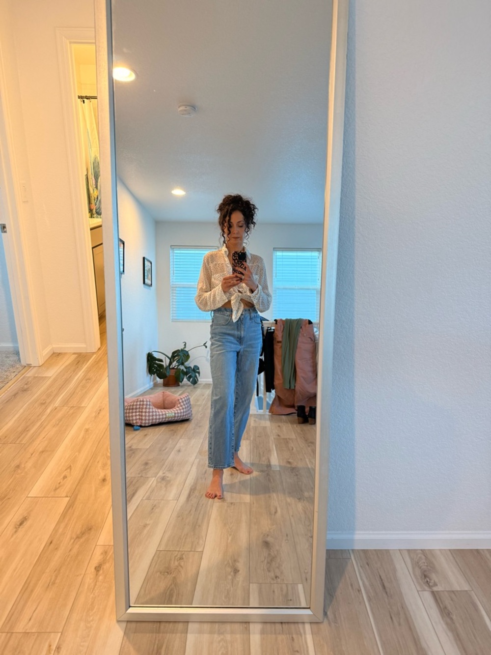 Madewell Light Blue Balloon Jeans - Relaxed Fit - Picture 3 of 8